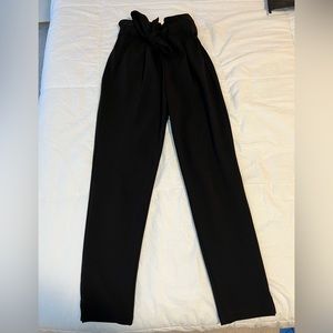 XXS dynamite black tie up dress pants
